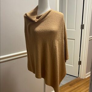 Elegant Cashmere Tan Poncho